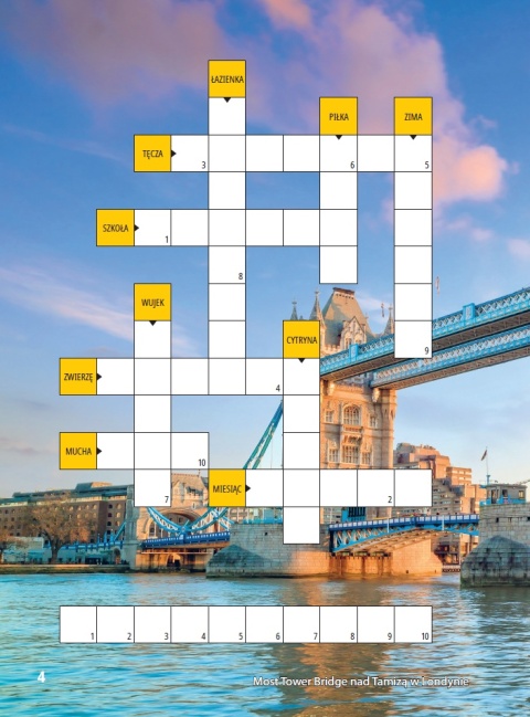 Angielskie słówka w krzyżówkach Książka do nauki angielskiego dla dzieci