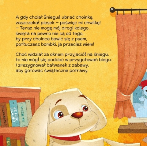 Bajeczki z morałem Bałwanek Śnieguś książeczka dla dzieci twarda oprawa