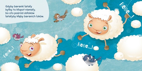 Bajeczki z morałem Gdyby baranki latały książka dla dzieci 3+ twarda oprawa