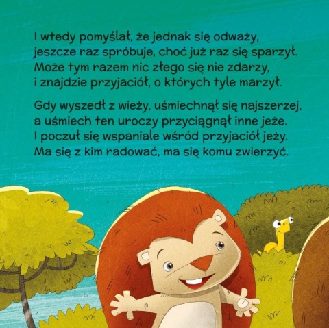 Bajeczki z morałem Jeżyk samotnik książeczka dla dzieci 3+ twarda oprawa