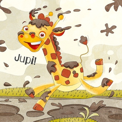 Bajeczki z morałem Modna żyrafa książeczka dla dzieci 3+ twarda oprawa