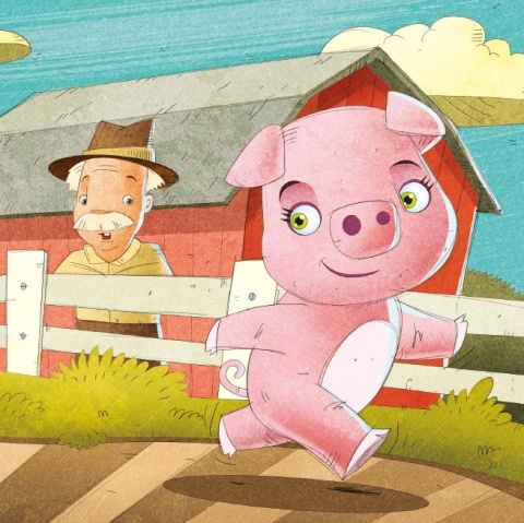 Bajeczki z morałem Świnka Alinka edukacyjna książeczka dla dzieci 3+