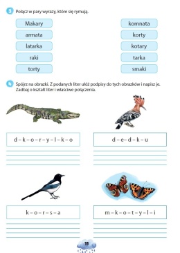 Ćwiczenia ortograficzne Pisz poprawnie klasa 1 Ortografia książeczka 6+