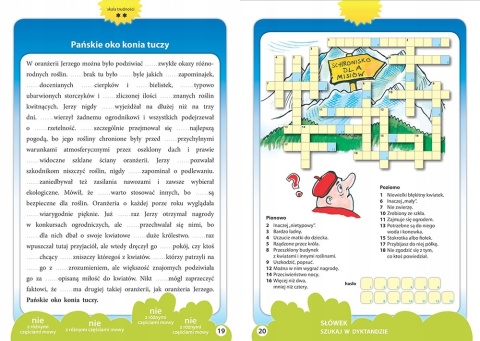 Dyktanda z przysłowiami do klasy 6 zeszyt edukacyjny Greg ortografia