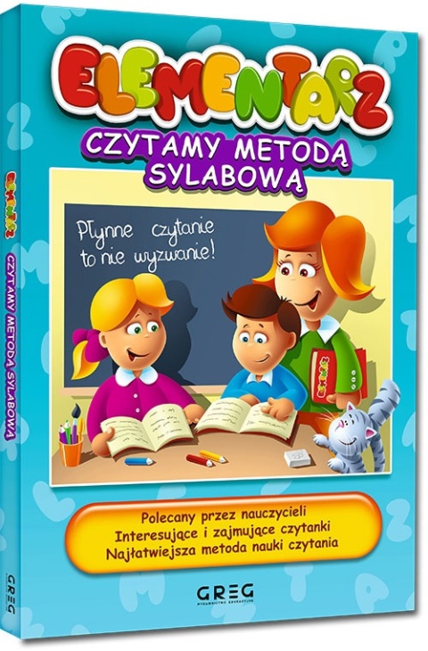 Elementarz metoda sylabowa GREG nauka czytania dla dzieci czytanie sylabowe