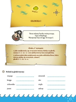 Gramatyka i ortografia dla dzieci 7+ Pirackie zmagania ćwiczenia zadania