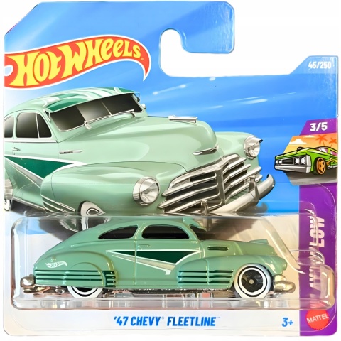 Hot Wheels '47 Chevy Fleetline 45/250 LAYIN' LOW 3/5 model 1:64 autko