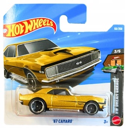 Hot Wheels '67 Camaro 1:64 jjj26 metalowy samochodzik kolekcjonerski 3+