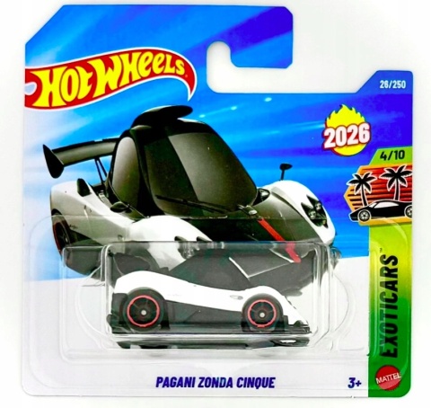Hot Wheels Pagani Zonda Cinque 26/250 Exotic Cars 4/10 model 1:64 autko