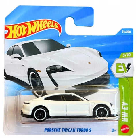 Hot Wheels Porsche Taycan Turbo S 34/250 metalowy 1:64 kolekcjonerski 2026