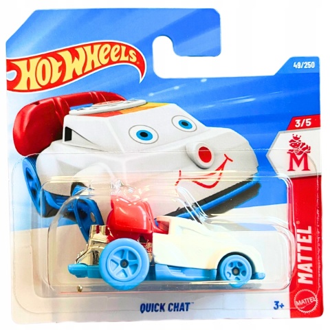 Hot Wheels Quick Chat 1:64 metalowy samochodzik kolekcjonerski resorak 3+