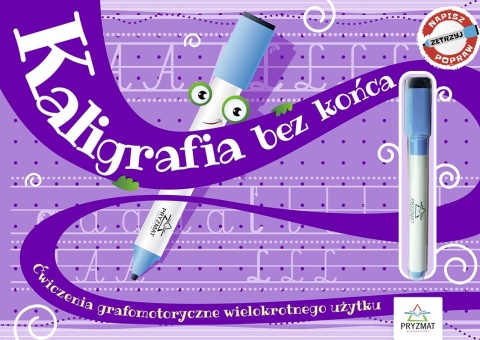 Kaligrafia bez końca nauka pisania dla dzieci zeszyt wielokrotnego użytku