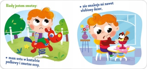 Kiedy jestem smutny książeczka kartonowa o emocjach dla dzieci Aksjomat