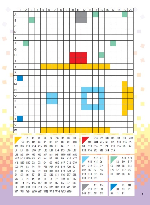 Kodowanie dla dzieci 4+ Kody kratki i kolory cz. 2 książeczka edukacyjna