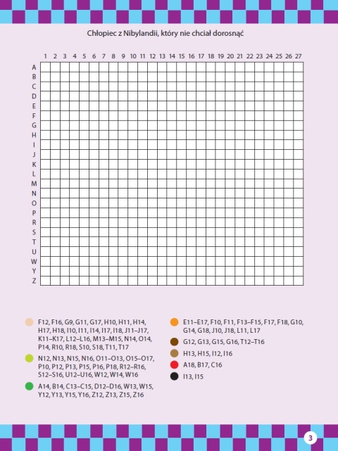 Kodowanie kropki i piksele cz. 3 zadania logiczne książeczka edukacyjna 6+