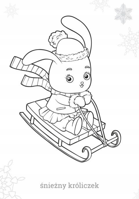 Kolorowanka Magiczne święta dla maluchów Malowanka na prezent dla dzieci