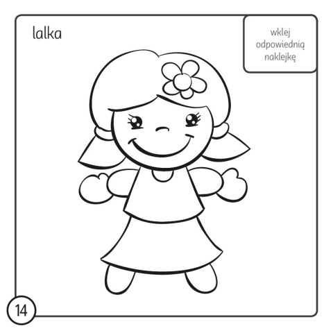 Kolorowanka z kredką Zabawki 3+ 36 stron 40 naklejek Malowanka dla dzieci