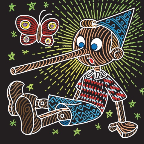 Kreatywne wydrapywanki Bajki 3+ książeczka z rysikiem dla dzieci zdrapka