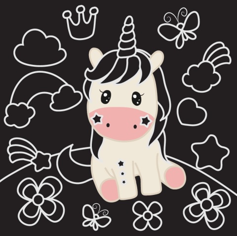 Kreatywne wydrapywanki dla dziewczynek 3+ książeczka z rysikiem dla dzieci