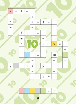 Krzyżówki matematyczne dodawanie odejmowanie do 50 ćwiczenia dla dzieci