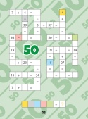 Krzyżówki matematyczne dodawanie odejmowanie do 50 ćwiczenia dla dzieci