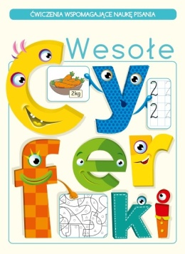 Książeczka do nauki liczenia dla dzieci 6+ Wesołe cyferki Matematyka