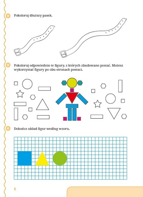 Książeczka do nauki liczenia dla dzieci 6+ Wesołe cyferki Matematyka