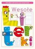 Książeczka do nauki pisania dla dzieci 6+ Wesołe literki ćwiczenia zadania