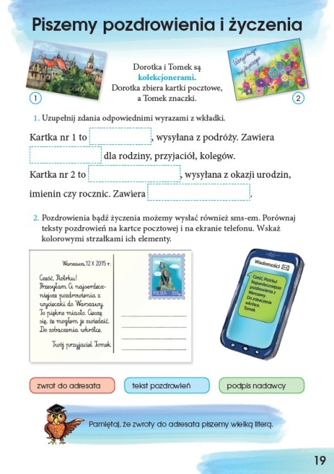 Książeczka do nauki pisania dla dzieci 8+ Pisz razem z nami cz. 3 klasa 3