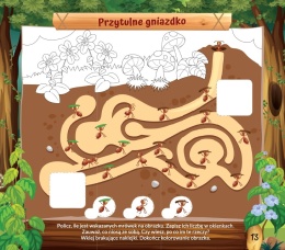 Książeczka edukacyjna dla dzieci 5-7 lat Ciekawska ekipa zajączka Filipa