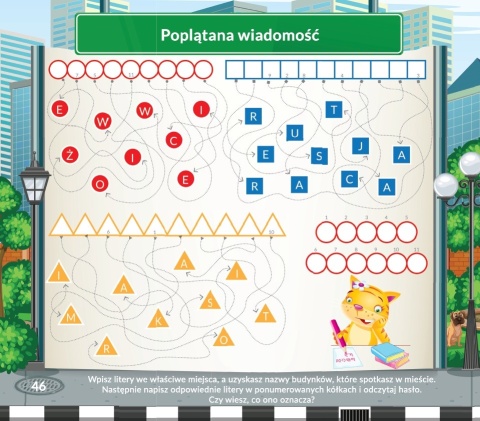 Książeczka edukacyjna dla dzieci 6-8 lat Ciekawska ekipa zajączka Filipa