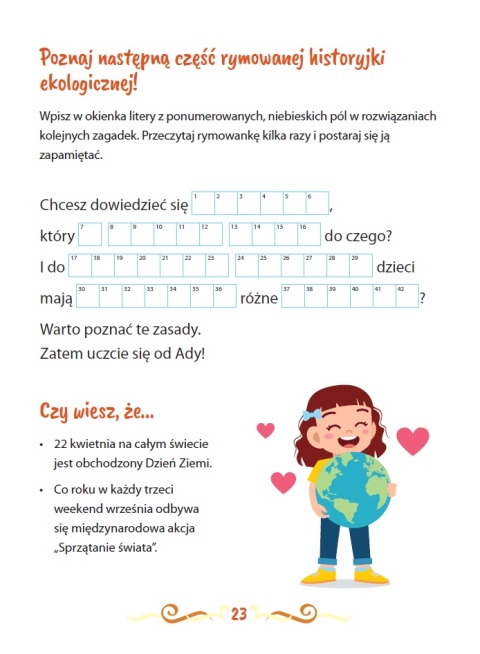 Książeczka edukacyjna dla dzieci Rymowanki-zgadywanki 42 naklejki zadania
