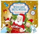 Książeczka świąteczna z zadaniami 4-6 lat Wesoła zgraja Świętego Mikołaja