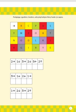 Książka do kodowania dla dzieci 6+ Kropki i piksele cz. 1 edukacyjna
