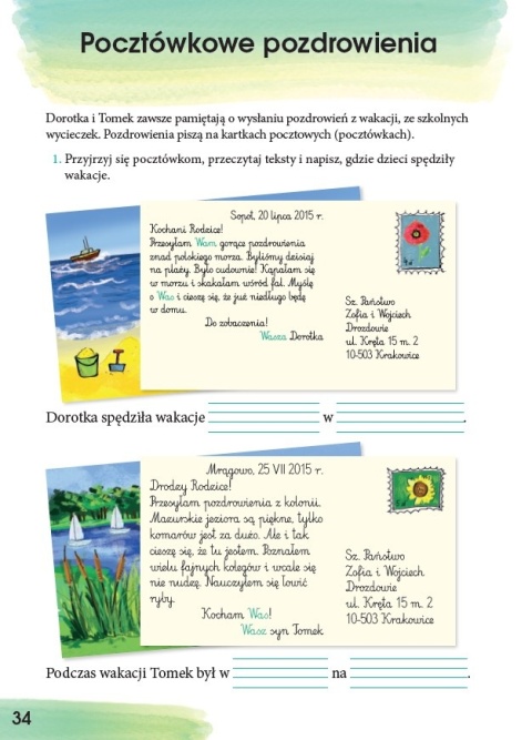 Książka do nauki pisania dla dzieci 8+ Pisz razem z nami cz. 2 klasa 2