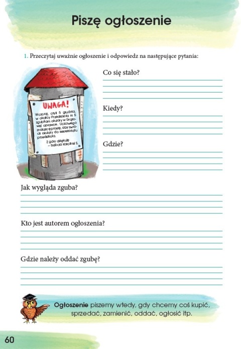 Książka do nauki pisania dla dzieci 8+ Pisz razem z nami cz. 2 klasa 2