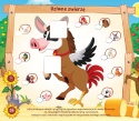 Książka edukacyjna dla dzieci 4-6 lat Ciekawska ekipa zajączka Filipa wieś