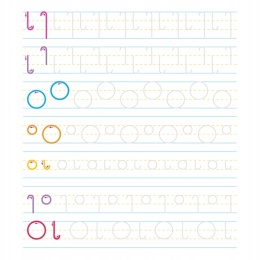 Książka z rowkami 3D Moje Szlaczki ćwiczenia pisania grafomotoryka Aksjomat