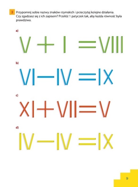 Łamigłówki dla dzieci Patyczkowe zadania logiczne zagadki Matematyka 6+