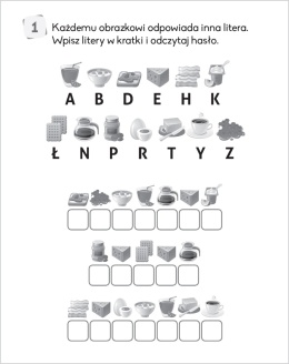 Łamigłówki z ołówkiem 7+ Książeczka dla dzieci zadania krzyżówki logiczne