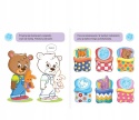 Mały miś zostaje przedszkolakiem książeczka edukacyjna z naklejkami 2+