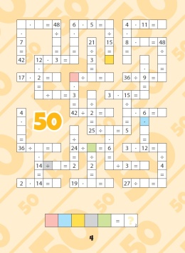 Matematyka w krzyżówkach mnożenie dzielenie do 100 ćwiczenia dla dzieci 7+