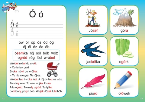 Mój pierwszy Elementarz do nauki czytania metodą sylabową dla dzieci GREG