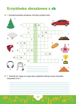 Ortografia CH i H dla dzieci 8+ ćwiczenia wyrazy do zapamiętania zadania