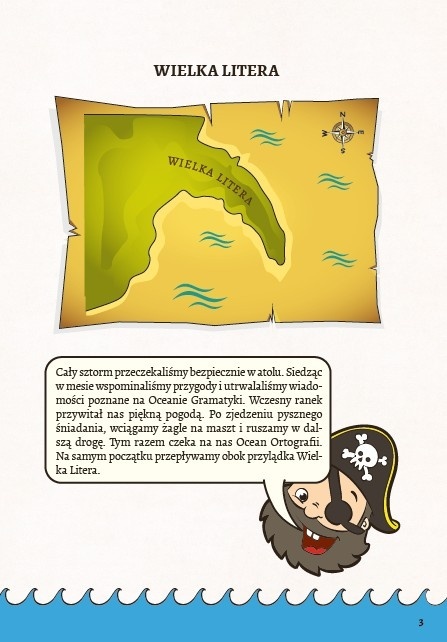 Ortografia dla dzieci 7+ Pirackie zmagania z ortografią ćwiczenia zadania