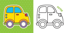 Pierwsza kolorowanka z Grubym obrysem Miś Malowanka dla malucha Aksjomat