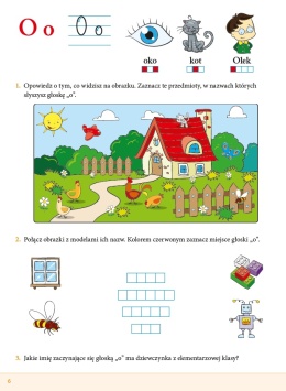 Pierwszy elementarz Edukacja polonistyczna nauka czytania i pisania 6+