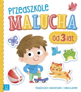 Przedszkole malucha od 3 lat Książeczka edukacyjna z naklejkami Aksjomat