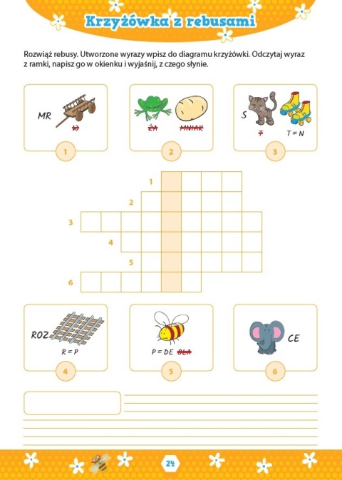 Rebusy cz. 1 zagadki szarady łamigłówki zadania Książeczka dla dzieci 7+