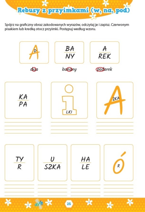 Rebusy cz. 1 zagadki szarady łamigłówki zadania Książeczka dla dzieci 7+